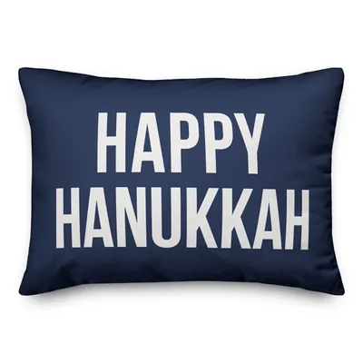 Happy Hanukkah Lumbar Pillow