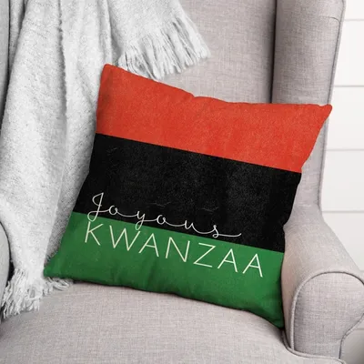Joyous Kwanzaa Decorative Throw Pillow
