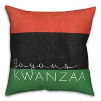 Joyous Kwanzaa Decorative Throw Pillow