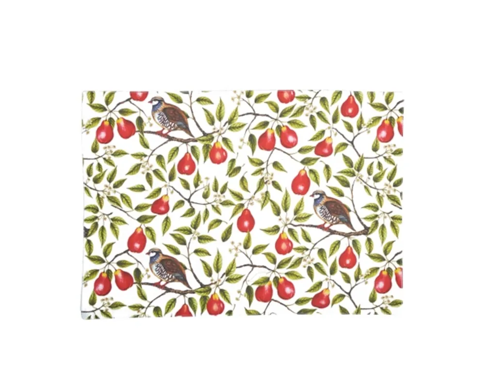 Partridge in a Pear Tree Placemats, Set of 6