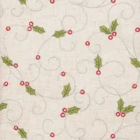 Holly Embroidered Table Runner