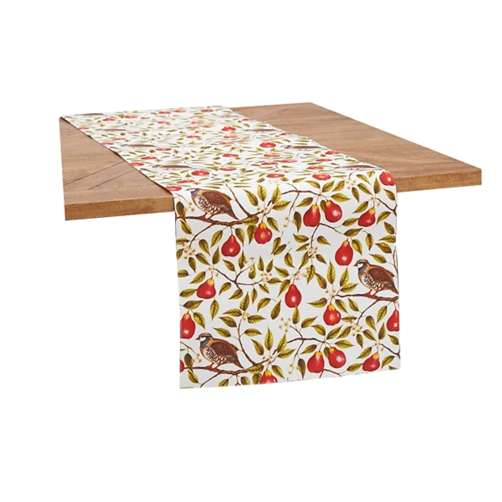 Partridge in a Pear Tree Table Runner