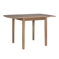 Natural Wood Drop Leaf Dining Table