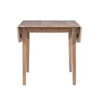 Natural Wood Drop Leaf Dining Table
