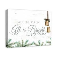 All is Calm Canvas Art Print