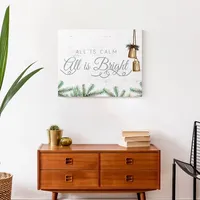 All is Calm Canvas Art Print