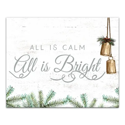 All is Calm Canvas Art Print