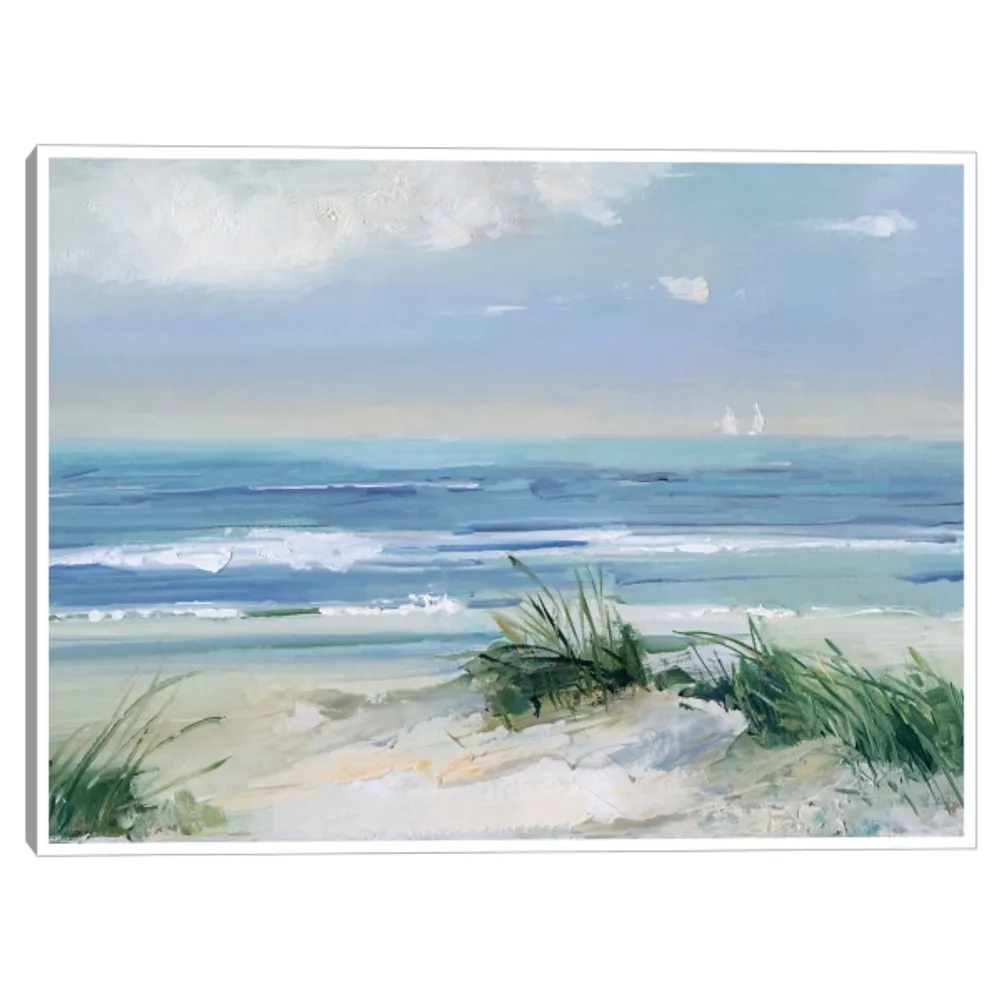 Coastal Breezes Framed Canvas Art Print