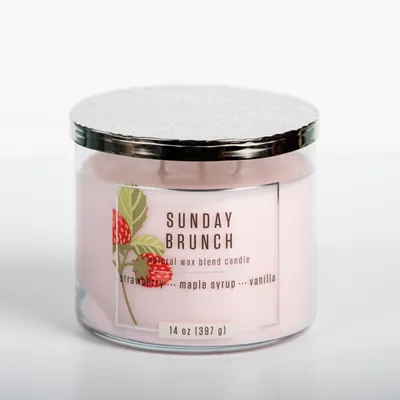 Sunday Brunch 14 oz. Triple Wick Jar Candle