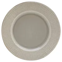 Betsy Taupe Ribbed 16-pc. Dinnerware Set
