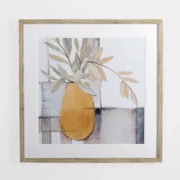 Falling Branch Framed Art Print