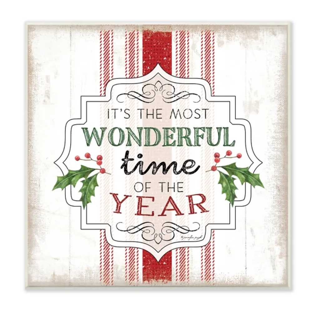 Most Wonderful Time Framed Wall Plaque