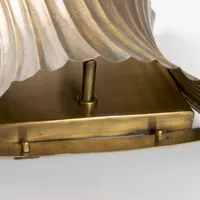 Bronze Metal Wave Wall Sconce