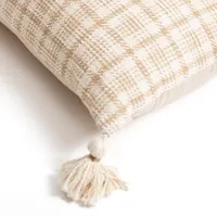 Henry Tan Plaid Lumbar Pillow