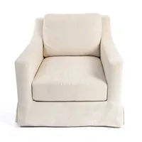 Upholstered Weekend Swivel Accent Chair