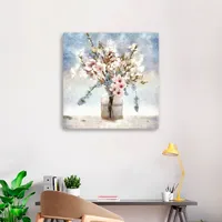 Sakura Jar Canvas Art Print