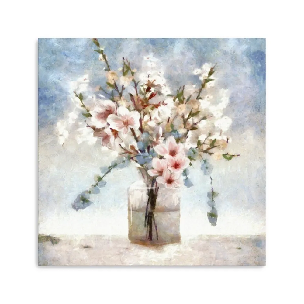 Sakura Jar Canvas Art Print