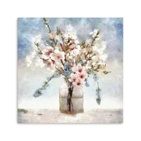 Sakura Jar Canvas Art Print