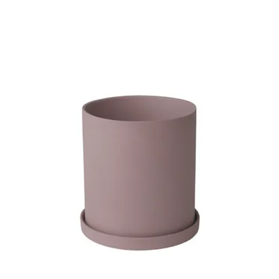 Matte Mauve Simple Porcelain Planter