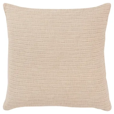 Natural Subtle Striped Oversized Pillow