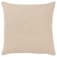 Natural Subtle Striped Oversized Pillow