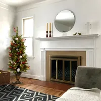 4 ft. Pre-Lit Pinecone and Berry Christmas Tree