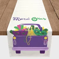 Mardi Gras Truck Table Runner