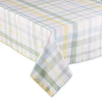 Sweet Spring Plaid Tablecloth, 52 in.