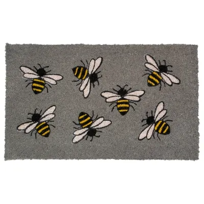 Gray Bumblebee Doormat