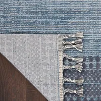 Blue Scandinavian Stripe Runner