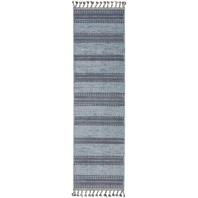 Blue Scandinavian Stripe Runner