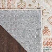 Irsia White Traditional Area Rug