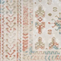 Irsia White Traditional Area Rug