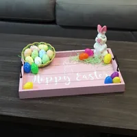 Hoppy Easter Wood Tray