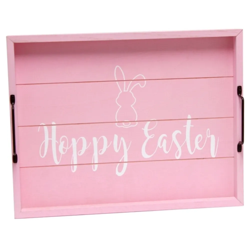 Hoppy Easter Wood Tray