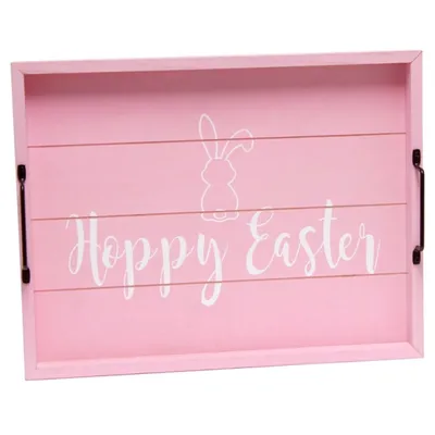 Hoppy Easter Wood Tray