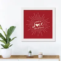 I Want to Love You Forever Framed Canvas Art Print