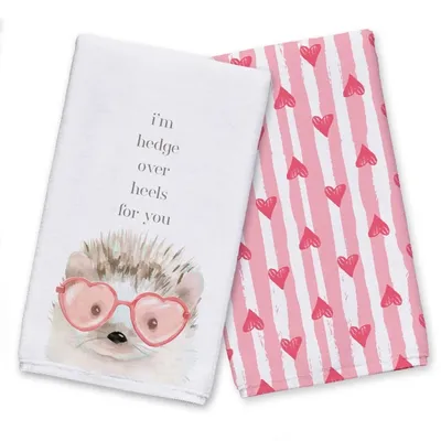 Hedge Over Heels Kitchen Towels, Set of 2