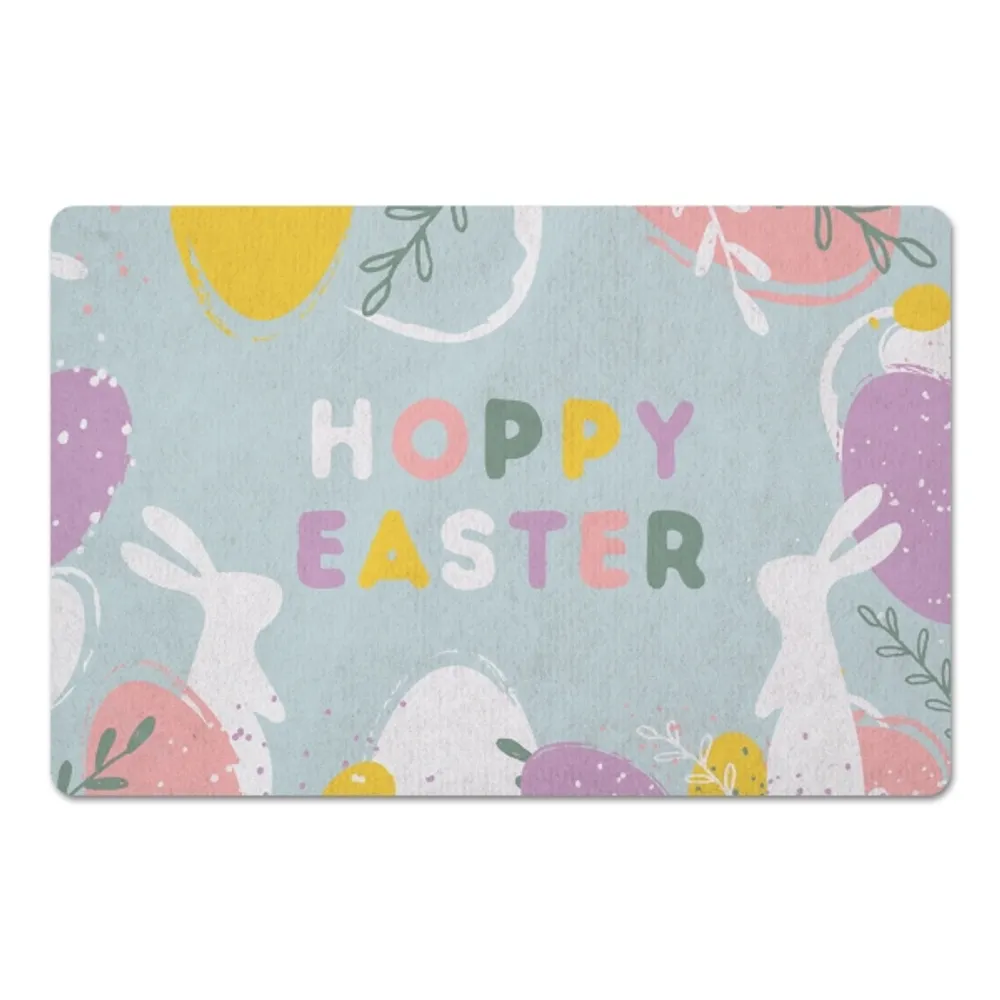 Hoppy Easter Pastel Floor Mat