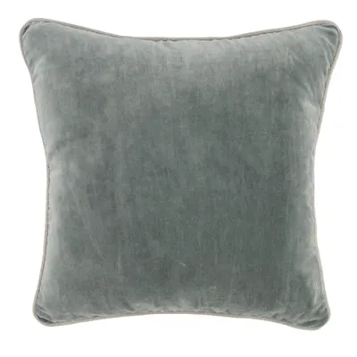 Gray Heirloom Velvet Pillow