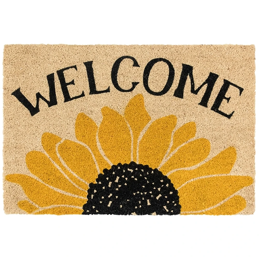 Welcome Sunflower Doormat