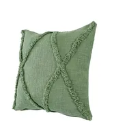 Forest Fringe Diamond Pillow, 20 in.