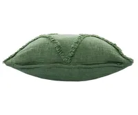 Forest Fringe Diamond Pillow, 20 in.