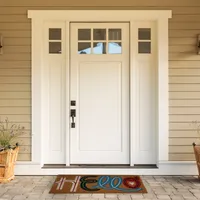 Colorful Hello Coir Doormat