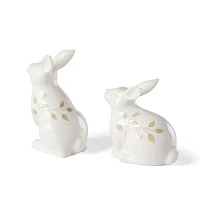 Botanical Bunny Salt and Pepper Shaker Set