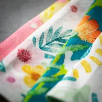 Easter Watercolor Florals Tea Towels, Set of 4