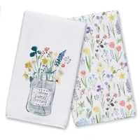 Cottage Sweet Cottage Tea Towels, Set of 2