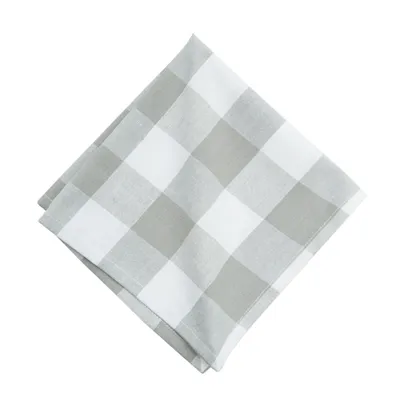 Franklin Slate Gingham Napkins, Set of 6