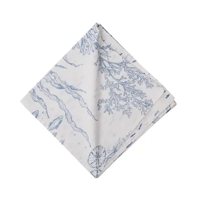 Blue Makara Reef Napkins, Set of 6