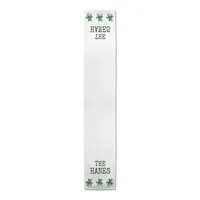 Personalized Polka Dot Clover Table Runner, 72 in.